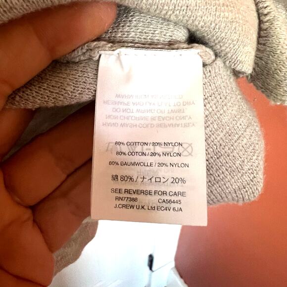 Madewell Sleeveless Ruffle Sweater Tank Grey SZ M - Picture 6 of 6